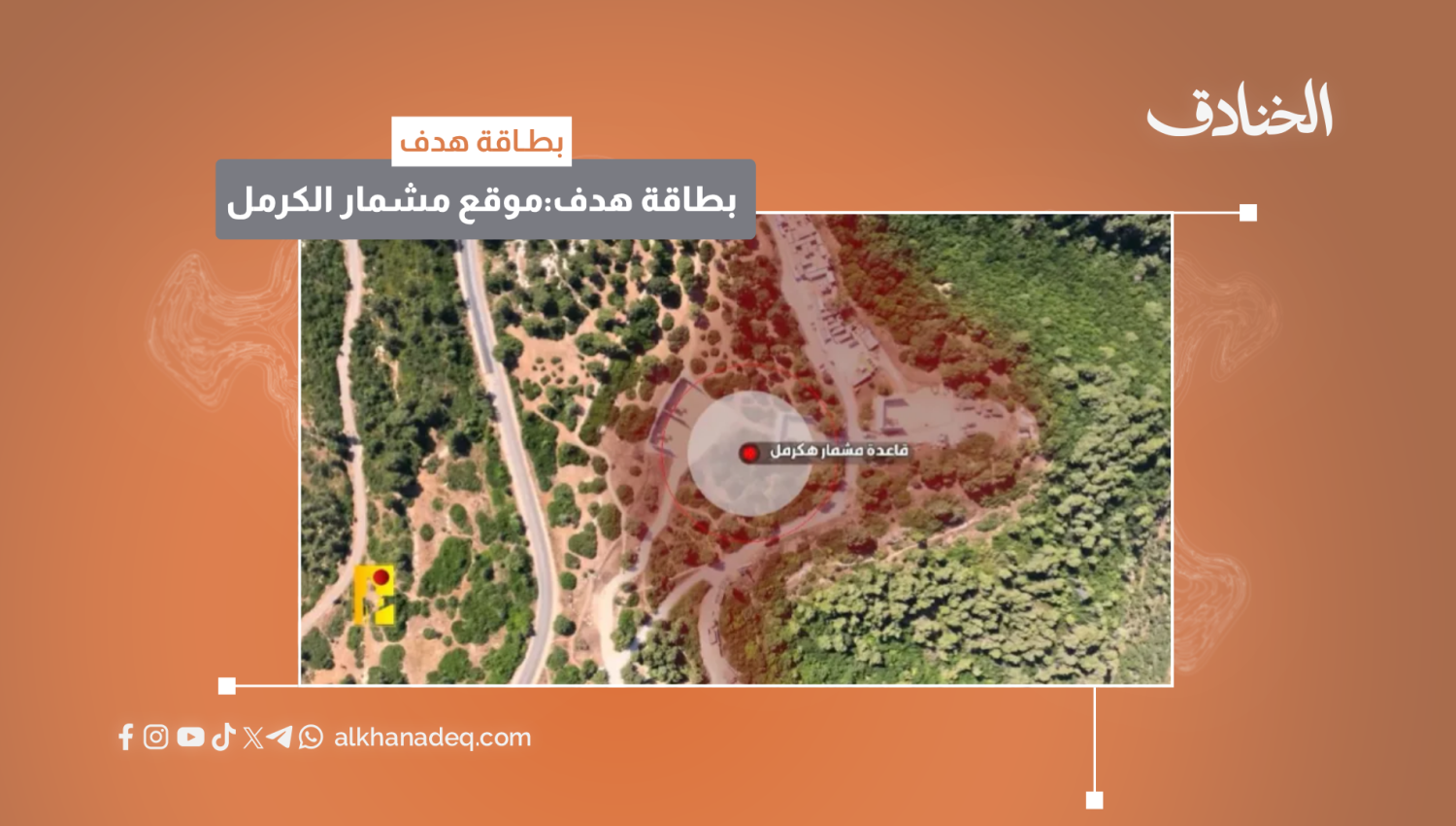 بطاقة هدف: موقع مشمار الكرمل