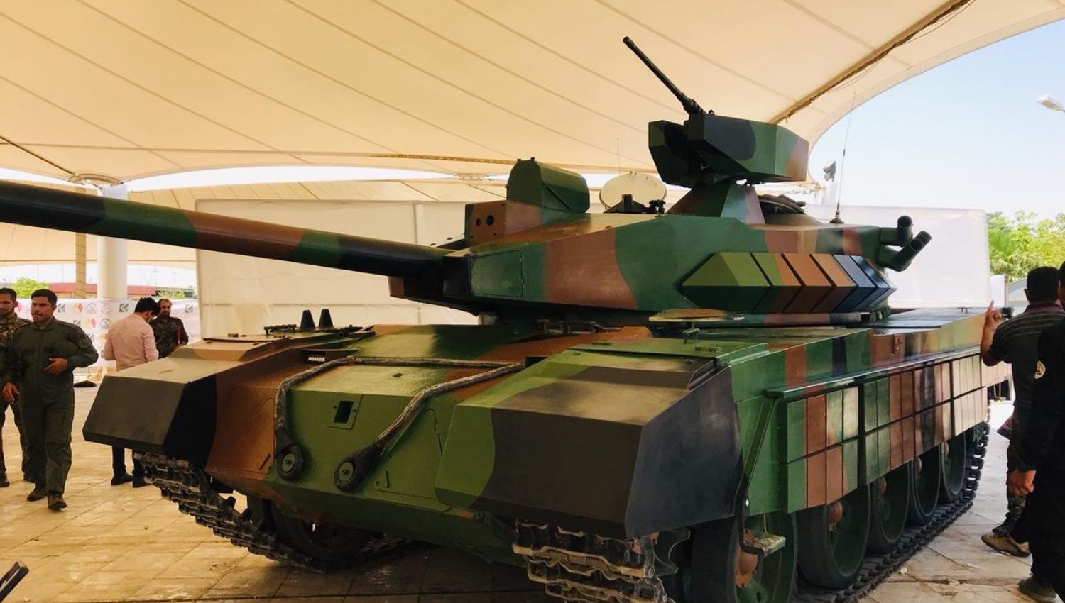 الحشد يطور قدرات دباباته T-72 و T-55 ببراعة