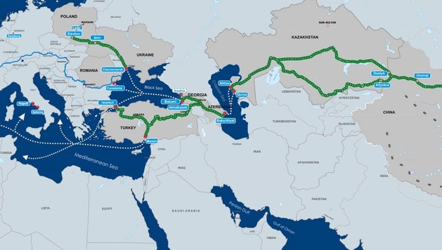 الصين والممر الأوسط: براغماتية القوة بين فك الارتباط ومراعاة موسكو