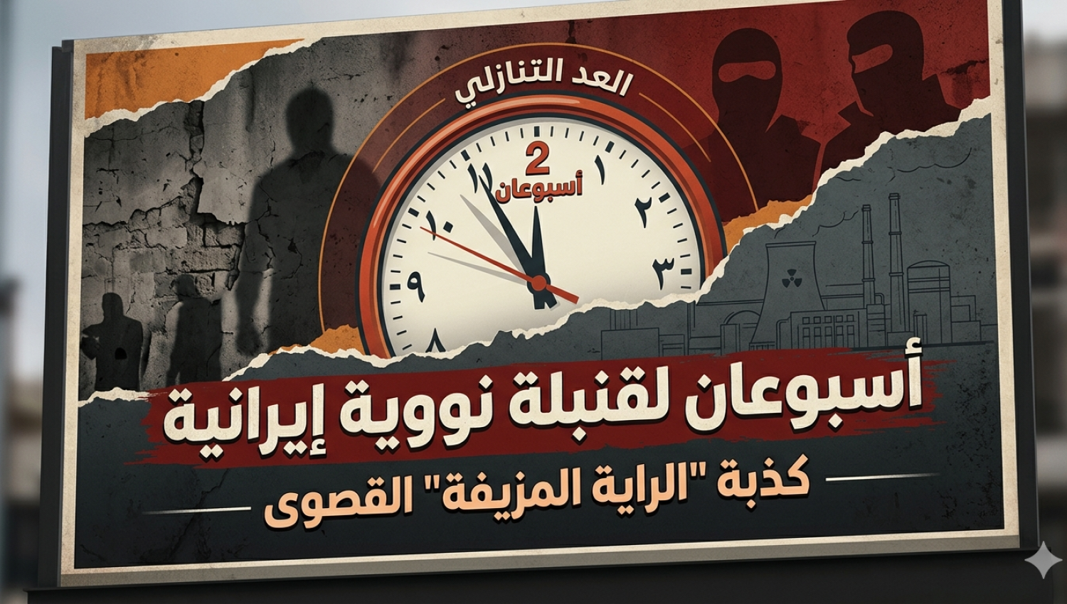 "أسبوعان للوصول إلى قنبلة إيرانية": الكذبة الكبرى لراية الحرب الزائفة