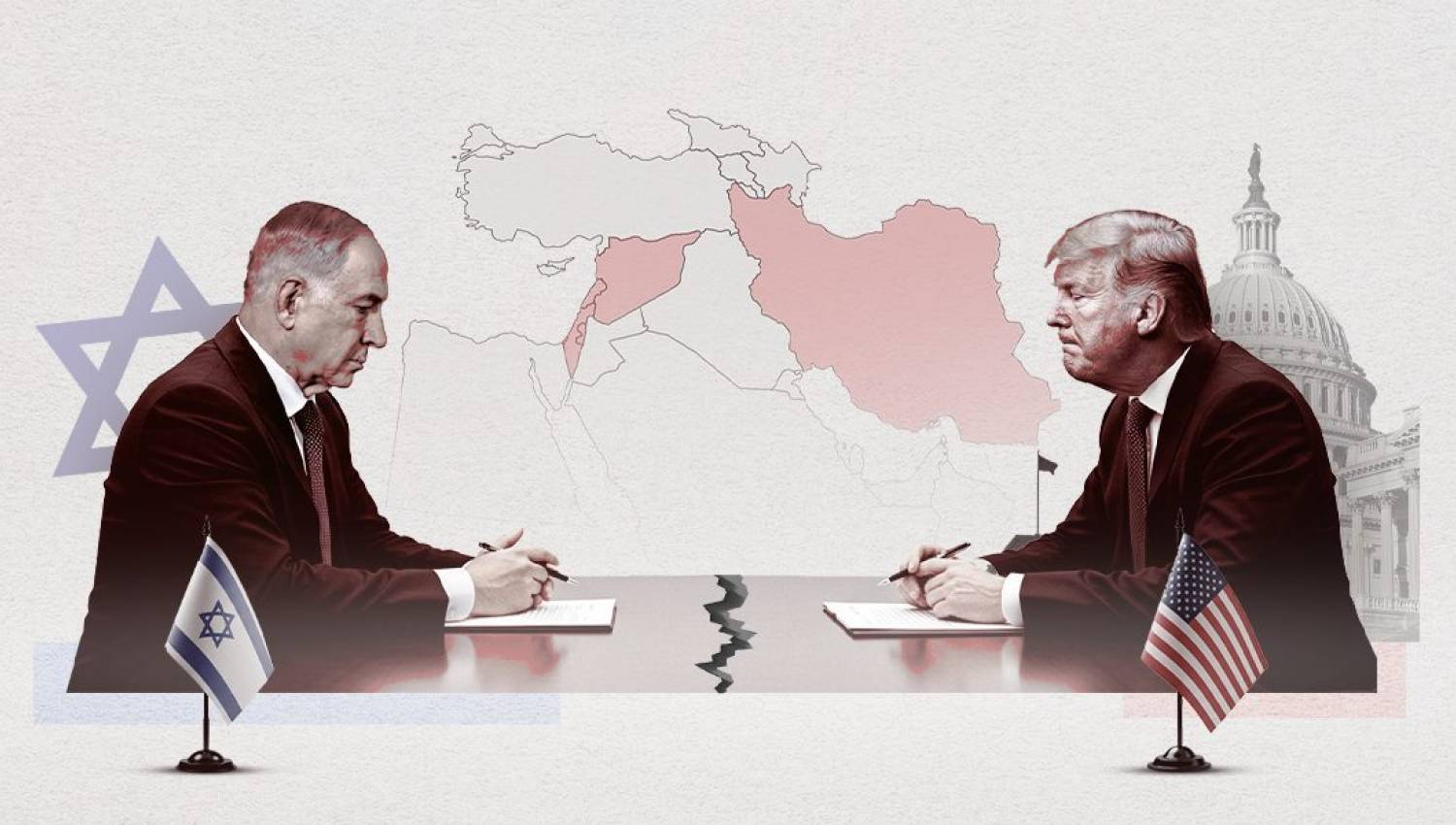 أنماط التنسيق الأمريكي الصهيوني في الحرب الاقليمية 