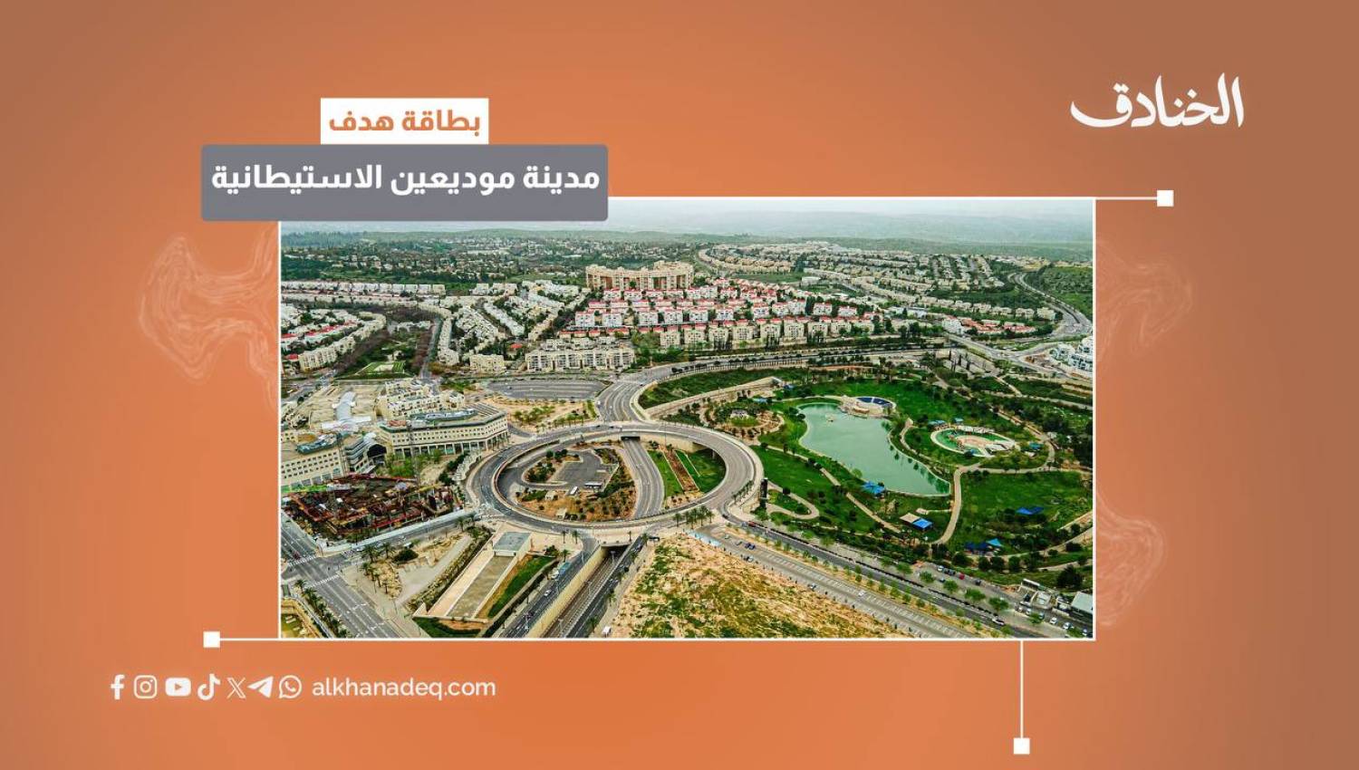بطاقة هدف: مدينة موديعين الاستيطانية