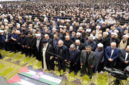 تشييع الشهيد إسماعيل هنية ومرافقه في طهران