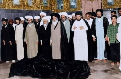وفاة المرجع السيد أبو القاسم الخوئي (رض) 