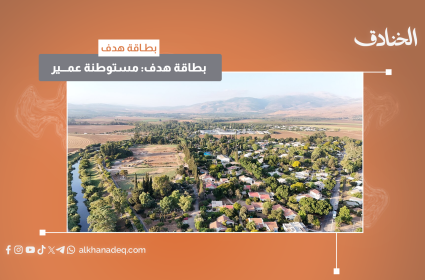 بطاقة هدف: مستوطنة عمير