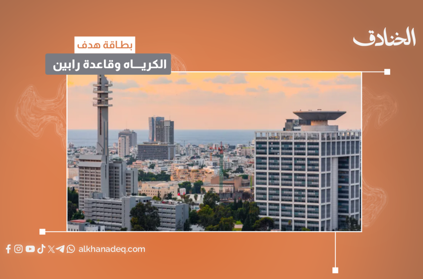 بطاقة هدف: الكرياه وقاعدة رابين