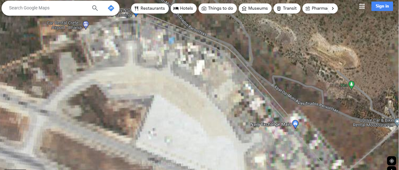 صورة القاعدة عبر google Map