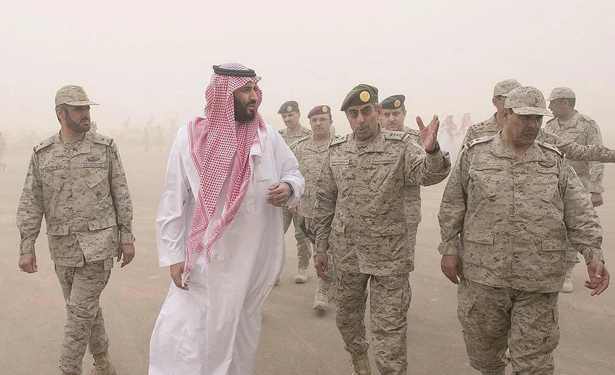 محمد بن سلمان خلال عدوانه على اليمن