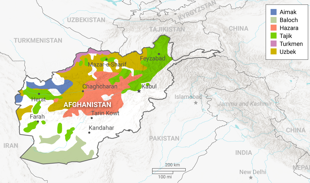 الأقليات الأفغانية المتحالفة تقليديا مع إيران